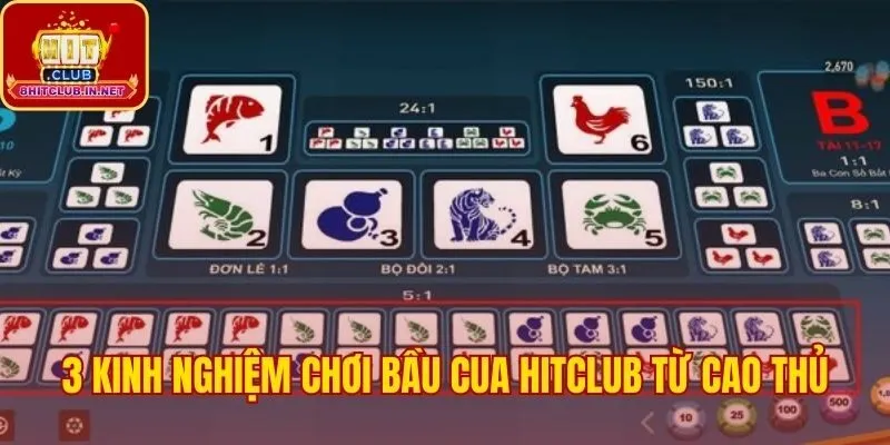 Mẹo chơi bầu cua tôm cá Hitclub từ cao thủ thực chiến